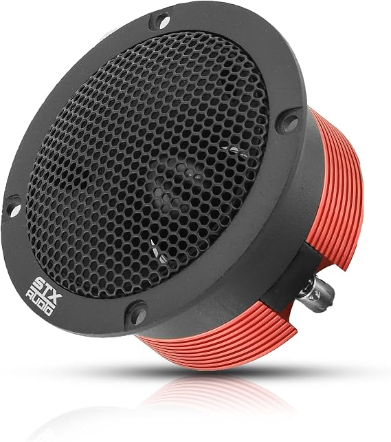 STXAudio STX-600TW 3.71-Inch Super Tweeter Speaker, 4 Ohm, 1000W Max Power, 105dB Sensitivity, Titanium Diaphragm, CCAW Voice Coil for Pro Car Audio
