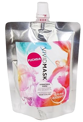 Vivid Mask Hair Dye Color 6.76 fl oz Fuschia