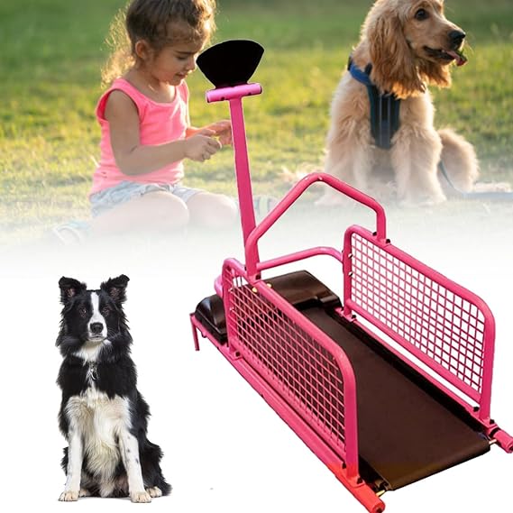 Dog Treadmill for Indoor Exercise, Maximum Weight Capacity 176 lbs, Suitable for Small to Large Dogs, Ideal for Weight Loss and Fitness