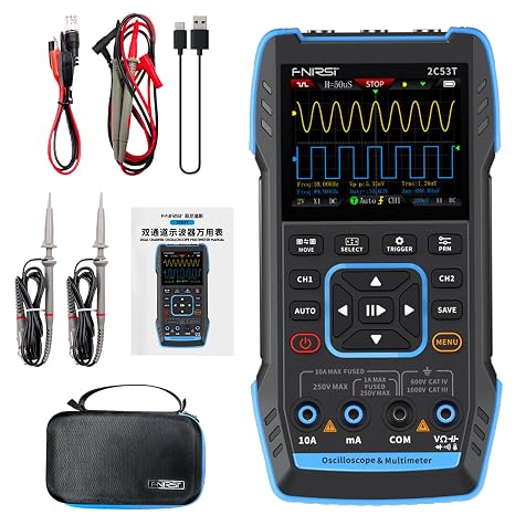 2C53T Oscilloscope 2 Channel 50MHz Bandwidth