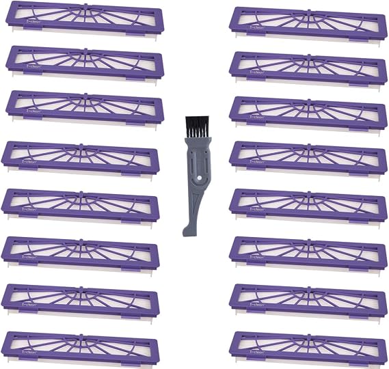 I-clean 16-pack Filters Accessories for all Neato Botvac Robotics 70e 75 80, D Series D75 D80 D85, Connected D3 D5 Vacuum Cleaner Replacement Parts