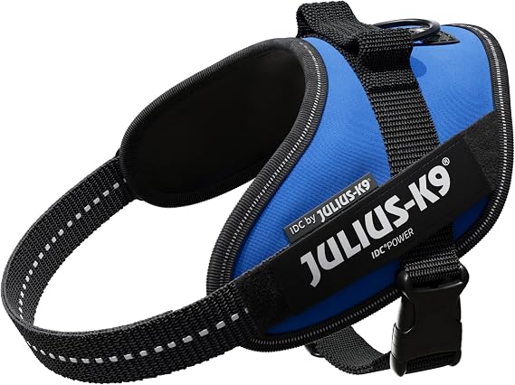 Julius-K9, 16IDC-B-M, IDC Powerharness, Dog Harness, Size: Mini, Blue