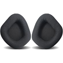 Corsair Void & Corsair Void PRO Replacement Ear Pads for RGB Wired/Wireless Gaming Headphones, Ear Pillow Pads Case, Black Mesh Fabric, Memory Foam-Black