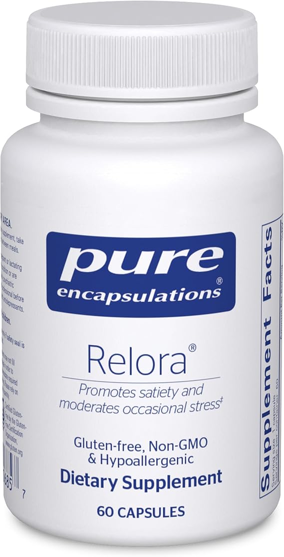 Pure Encapsulations Relora, 60 Capsules | Supports Healthy Cortisol and DHEA Production and Moderates Occasional Stress*, Hypoallergenic Supplement