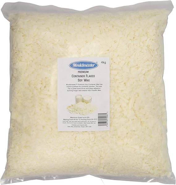 Mouldmaster Premium Container Soy Wax Flaked 4 KG, MP05