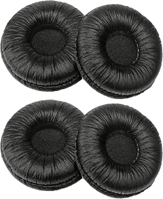 Bingle Ear Cushions Earpads Replacement 50mm Ear Pad Covers for Plantronics HW251N HW261N HW510 HW520 Blackwire C320 3220 3210 3320 Jabra PRO 920 930 Biz 1500 GN2000 Headphones 4 PackBEC-LTH4