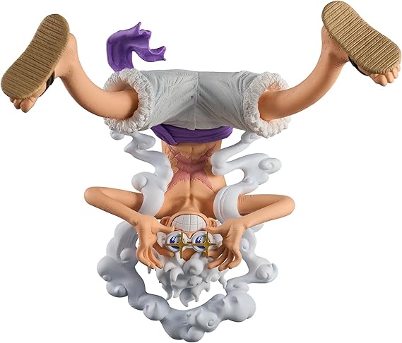 Statue Luffy Gear 5 Mit Brille 15 Cm