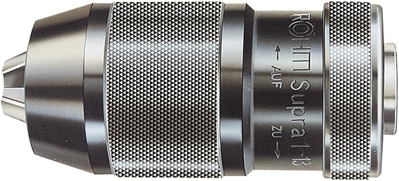 Rohm Supra Keyless Drill Chuck, 13S, 1-13 mm, Socket B 12, Pack of 1, 871046