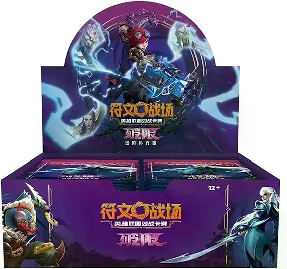 Riftbound Unleashed Jumbo Display Chinese - League of Legends TCG Display with 12 Jumbo Boosters and 168 Cards