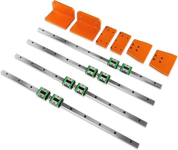 FoxAlien X & Y axis Linear Guide Rails Upgrade Kit for XE-PRO CNC Router Machine Engraving Accuracy Improve