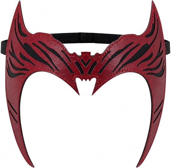Wanda Scarlet Witch Headpiece Crown Mask Cosplay Costume Accessory Women