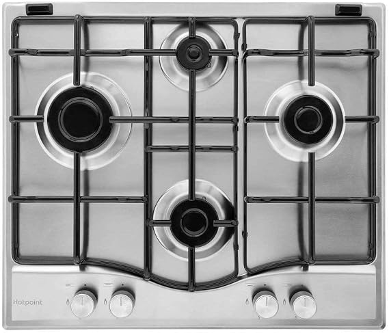 Hotpoint Newstyle PCN642IXH 59cm Gas Cooktop Hob - Stainless Steel