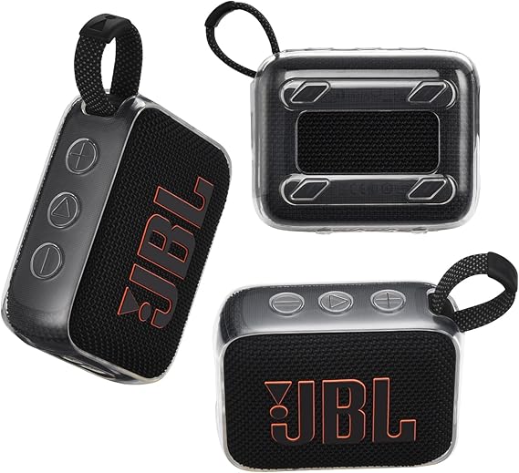 Silicone Cover Case Compatible with JBL Go 4 Portable Speaker with Bluetooth,Protective Cover Carrying Silicone Case for JBL Go 4 Portable Mini Bluetooth Speaker