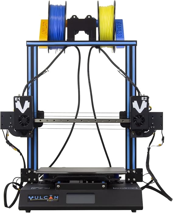 LNL3D Vulcan Dual Extruder 3D Printer - Upgrade TL-D3 Pro, BMG Extruder,300 Degree High Temperature Nozzle,Silent Mainboard TMC2209 Drive,600W Power. 295x300x320mm
