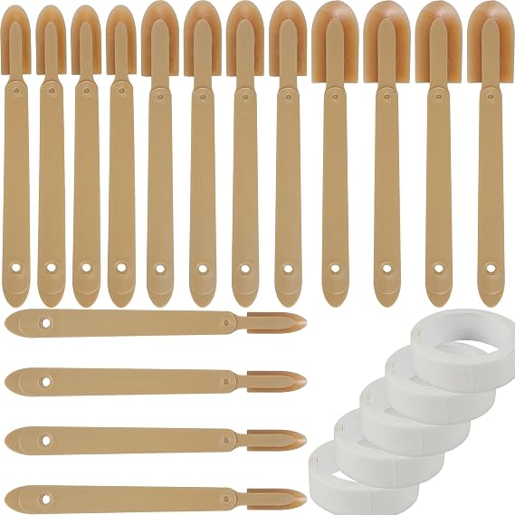 17Pcs Rubber Caulking Tool Kit, Silicone Caulking Caulk Finishing Tool, Caulking Tips Set, Caulk Applicator Tool, Caulking Smoothing Tool, Sealant Finishing Tool for Brick Skirting