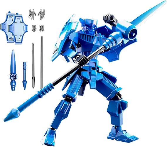 3D Printed Action Figure | Multi Jointed Movable Robot Action Figure | Articulated Robot Figures, Unique Collectibles for Desk Decoration