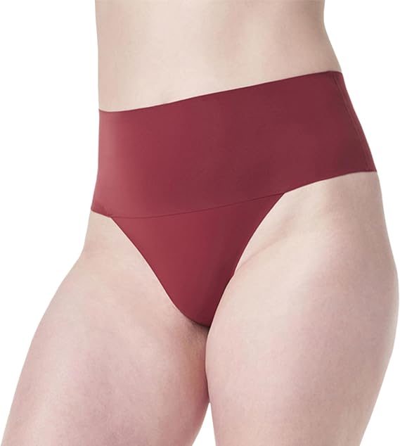 SPANX SPANXsupersmooth Undie-tectable Thong - Comfortable Core Control - Invisible Shapewear - Women No Show Thong Underwear