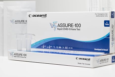 COVID-19 Rapid Antigen Home Test Kit, 6-Pack | FDA Authorized OTC at-Home Test with Nasal Swabs Fast Results | Travel & Back-to-School Ready