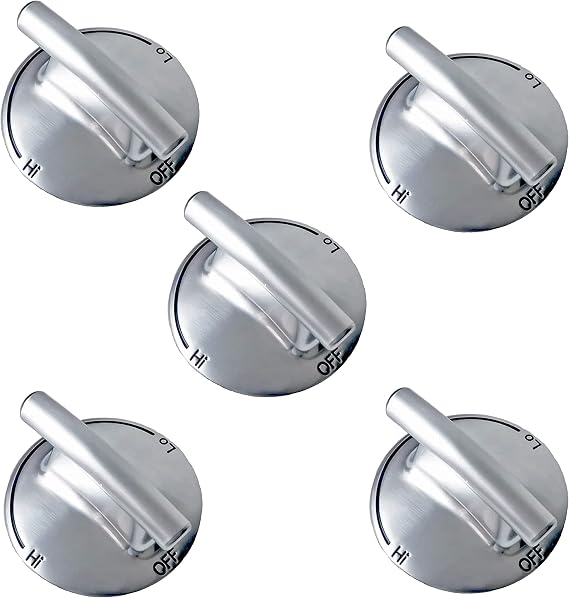 Surface Burner Knob, 5 Pack, for Maytag Jenn Air AP5668987 PS2375871 7733P410-60