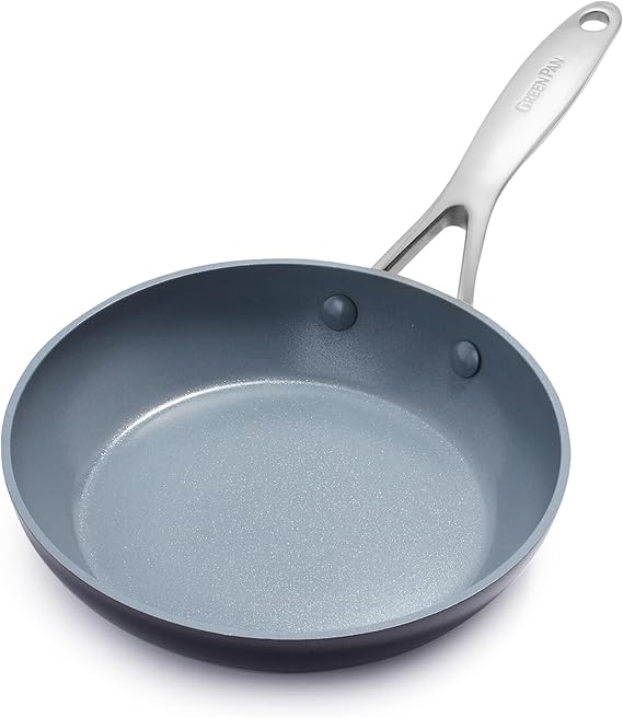 GreenPan Valencia Pro 8" Ceramic Nonstick Frying Pan Skillet, Hard Anodized