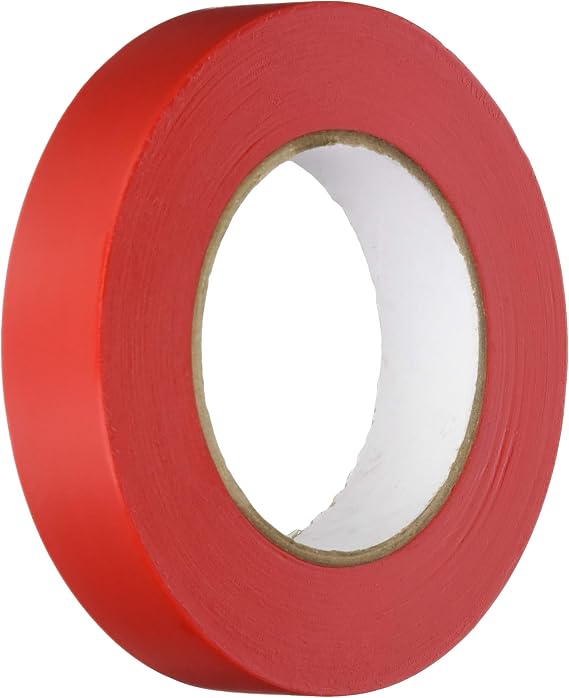 GameCraft Floor Marking Tape, Red, 1-inch x 60-yard