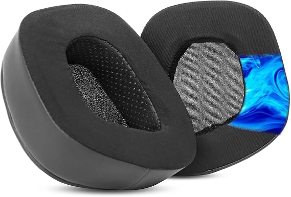 冷却交換用イヤーパッドクッション Corsair Void&Corsair Void Pro プレミアムゲーミングヘッドセット 7.1サラウンドサウンドイヤーパッド 冷却ジェルレイヤー付き