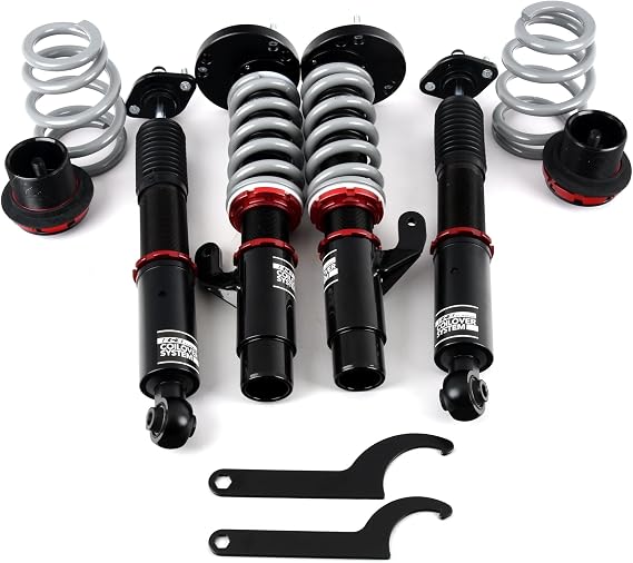 ECS Performance Adjustable Coilover System Compatible with BMW E46 M3