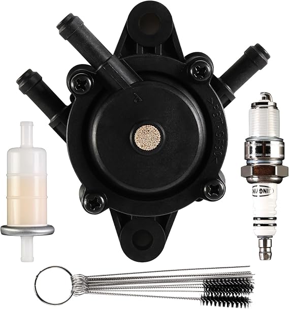 Fuel Pump Kit Compatible with Kawasaki Prior Mule 600 610 4X4 KAF400 KAF400-B1 KAF400B6F KAF400B7F KAF400-A1 KAF400-C1 KAF400A6F 2007-2014 Carb Replace 49040-2075 49040-7001