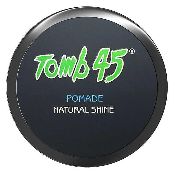 Tomb 45 Hair Styling Pomade - Strong Hold and High Shine for a Sleek Look - Long Lasting Control for All Hair Types - Easy to Apply