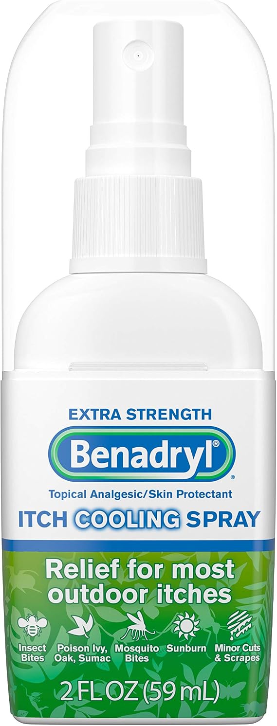 BENADRYL Extra Strength Itch Cooling Spray, 2 Fl. Oz (Pack of 10)