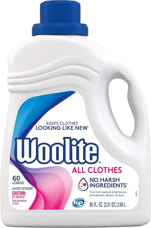 90fl oz of Woolite All Clothes, 60 Loads, Original Scent