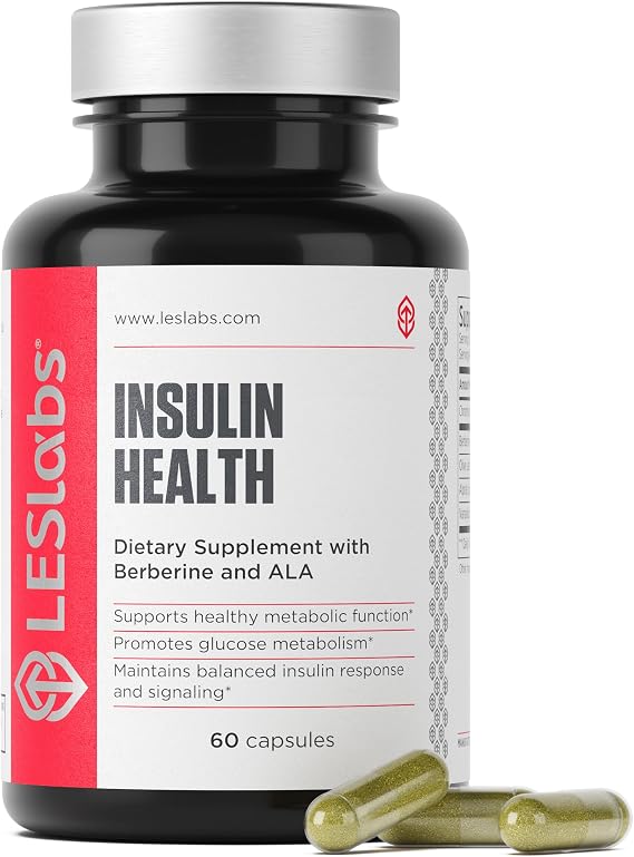 LES Labs Insulin Health Metabolic Health & Support Supplement, 60 Capsules