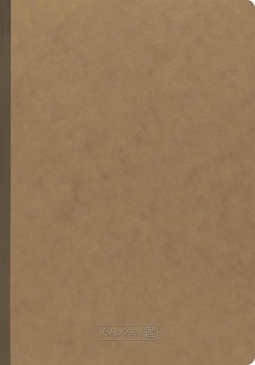 BRUNNEN Notebook Fact!plus Flexible Brown A4 Squared 96 Sheets