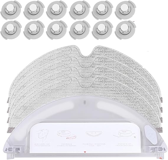 Adjustable Water Tank Filter Mop Cloth Compatible With Xiaomi Roborock S5 S50 S51 S55 S5Max S6 S6 Max E Series Vacuum Cleaner Spare Parts(As the picture-02)