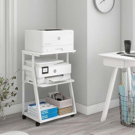 PUNCIA 50x40x75cm 3 Tier Printer Table with Storage