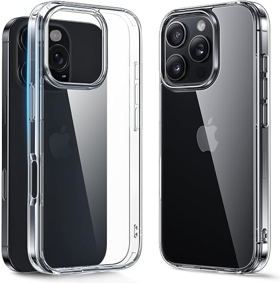 [SARARMAZ] iPhone 15 Pro Max ile uyumlu Crystal Clear Mika Darbe Emici Şeffaf Kılıf (Şeffaf Mika Sararmaz, iPhone 15 Pro Max)