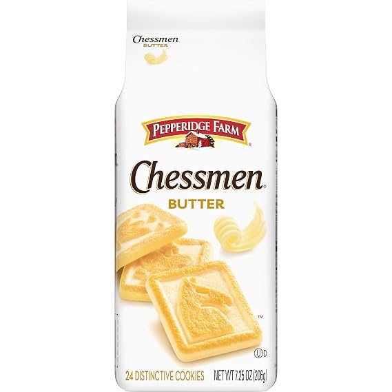 Pepperidge Farm Chessmen Cookies 7.25 Ounce Bag