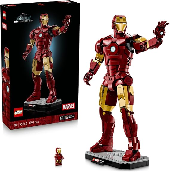 LEGO Marvel Iron Man Mark 3 Koleksiyoncu Versiyonu 76344