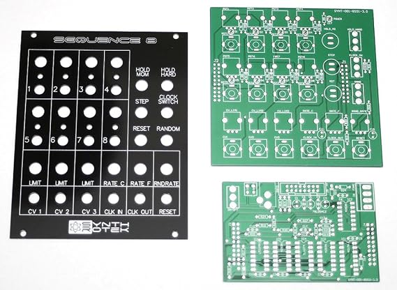 Sequence 8 Analog 8-Step Sequencer PCB and Panel