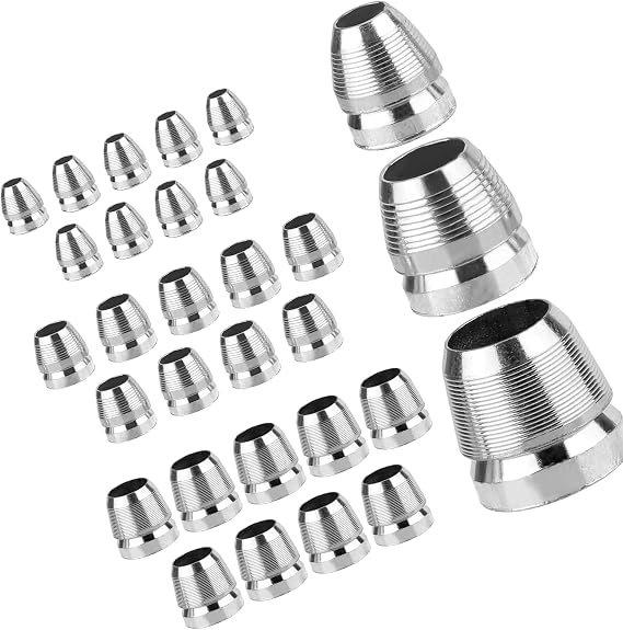 30Pcs Round Wedges Set Hammer Wedges Inserts for Secure Handle Attachment and Wobble Prevention Round Axes Handle