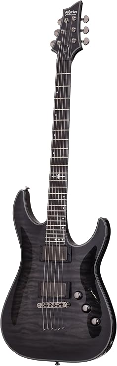 Schecter Hellraiser Hybrid C-1 - Trans Black Burst