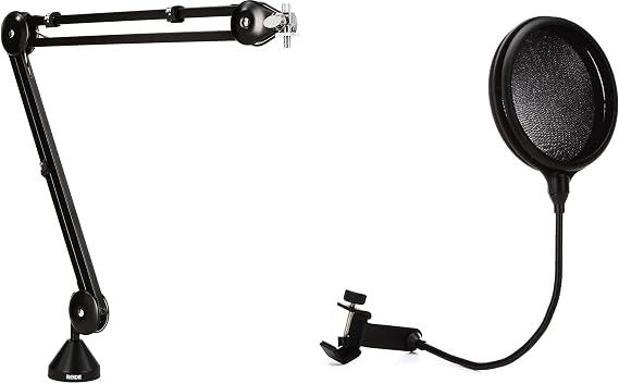 Rode PSA1 Microphone Boom Arm and Gator Pop Filter