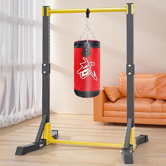 Pull Up Station,Power Tower Station,Strength Training Workout Equipment Portable Pull-up Bar Station, Free Standing Pull Up Bar for Home Gym, Pull Up Tower Station 400LBS with 11 Gears Adjustment Bla