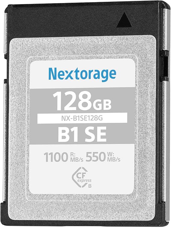 Nextorage CFexpress Type B Memory Card SE Series 128GB max Read 1100MB/s