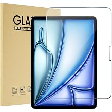ProCase Screen Protector for iPad Air 13 Inch (M3/M2, 2025/2024)/ iPad Pro 13 Inch (M5/M4, 2025/2024), Tempered Glass Screen Saver Protective Film Guard for iPad Pro 13/iPad Air 13-1 Pack