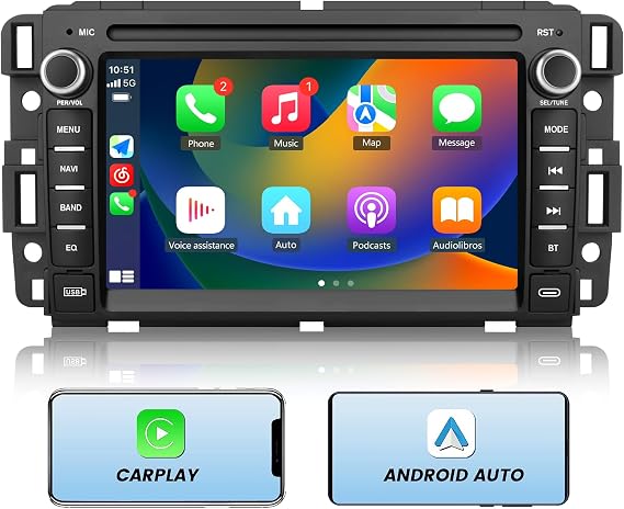 AWESAFE Car Stereo for Chevy Silverado GMC Sierra Yukon Tahoe Buick