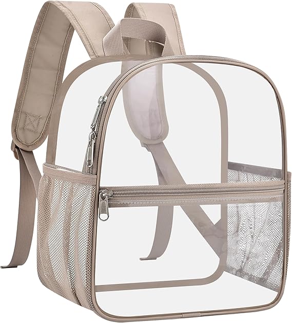 USPECLARE Clear Backpack for Stadium Approved 12612, Water proof Clear Bag for Stadium Events and Concert Work Sport Event