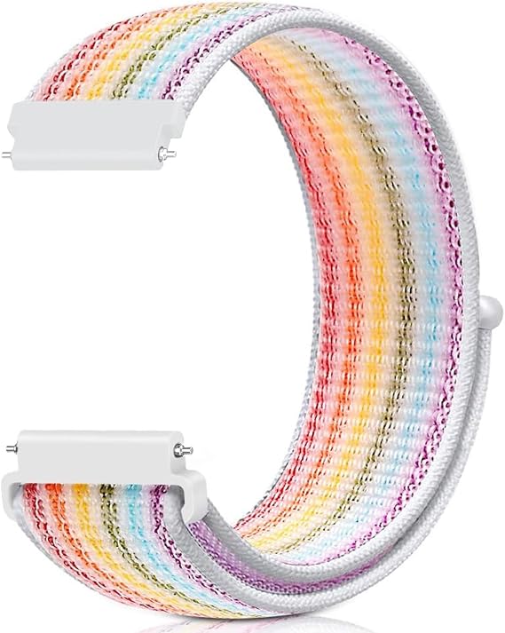 Issinlky 18 mm 19 mm 20 mm 22 mm nylon sport loop bracelet quick release replacement strap for women and men