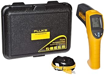 Fluke - 561CAL 561 HVAC Pro Infrared Thermometer, 2 AA Battery,40 to +1022 Degree F Range with a NIST-Traceable Calibration Certificate with Data