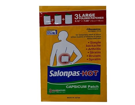 Salonpas-Hot Capsicum Patch 3 Count (Pack of 3)